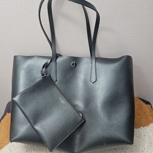 Kate Spade Emerld Green Tote with Wristlet